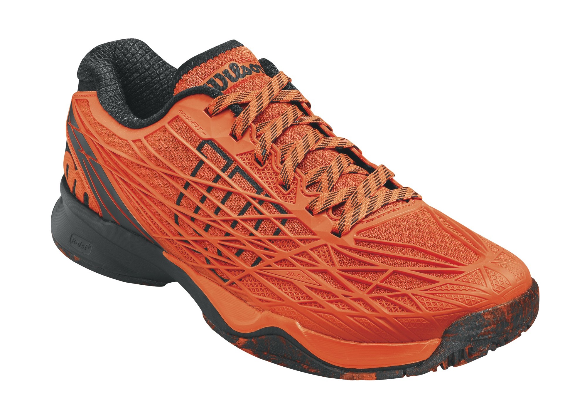 Wilson Kaos Flame Orange/Black Tenns-Men Wilson Kaos Flame Orange/Black Tenns-Men
